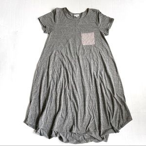 LuLaRoe Carly Dress grey size XS